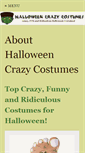 Mobile Screenshot of halloweencrazycostumes.com